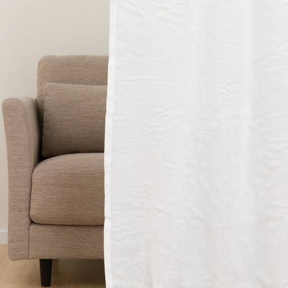 通風・遮熱・遮像レースカーテン(エアトースセイント100X133X2) 16枚目画像