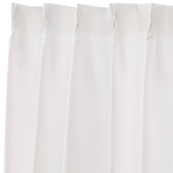 1枚入り 綿混カーテン(レダ アイボリー 100X110X1) 4枚目画像