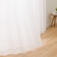 遮熱・ミラー・防汚レースカーテン(ホワイトクリアST2 100X198X2)