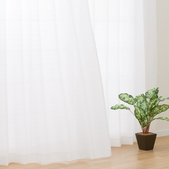 遮熱・遮像レースカーテン(PL003 100X108X2) 1枚目画像