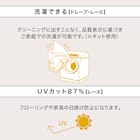 遮光1級・遮熱・遮音カーテン&遮熱・遮像レース4枚セット(RP002 IV 100X110cmセット) 12枚目画像