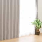 遮光1級・遮熱・遮音カーテン&遮熱・遮像レース4枚セット(RP002 GY 100X135cmセット) 2枚目画像