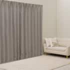 遮光1級・遮熱・遮音カーテン&遮熱・遮像レース4枚セット(RP002 GY 100X190cmセット) 2枚目画像
