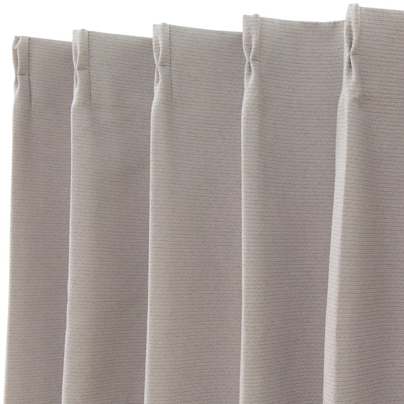 遮光1級・遮熱・遮音カーテン&遮熱・遮像レース4枚セット(RP002 GY 100X135cmセット) 12枚目画像