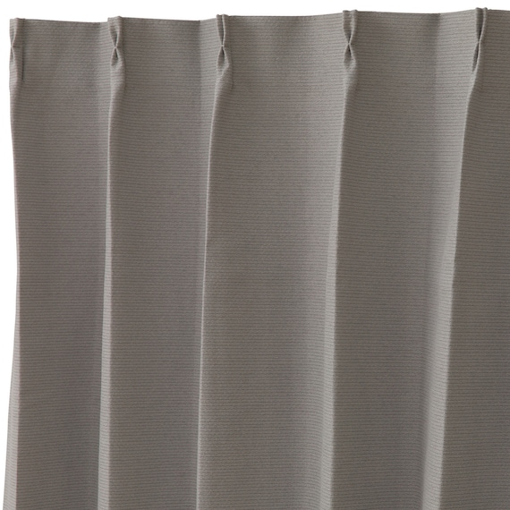 遮光1級・遮熱・遮音カーテン&遮熱・遮像レース4枚セット(RP002 GY 100X190cmセット) 13枚目画像