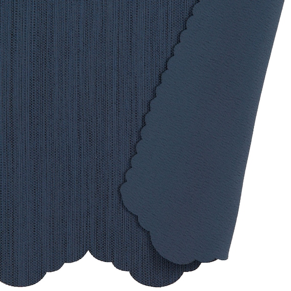 遮光・撥水カフェカーテン(150X75 NV CC-029) 6枚目画像