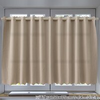 遮光・撥水カフェカーテン(100X45 GY CC-029)
