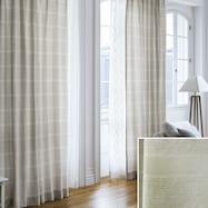 オーダーカーテン タンガニー グレー 2倍ヒダ