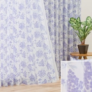 オーダーカーテン モーブ 2倍ヒダ