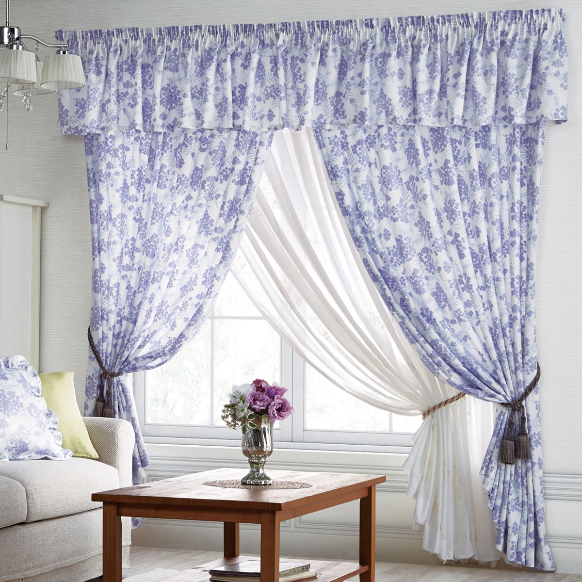 オーダーカーテン モーブ 2倍ヒダ(幅201-300/丈-140cm) | ニトリネット