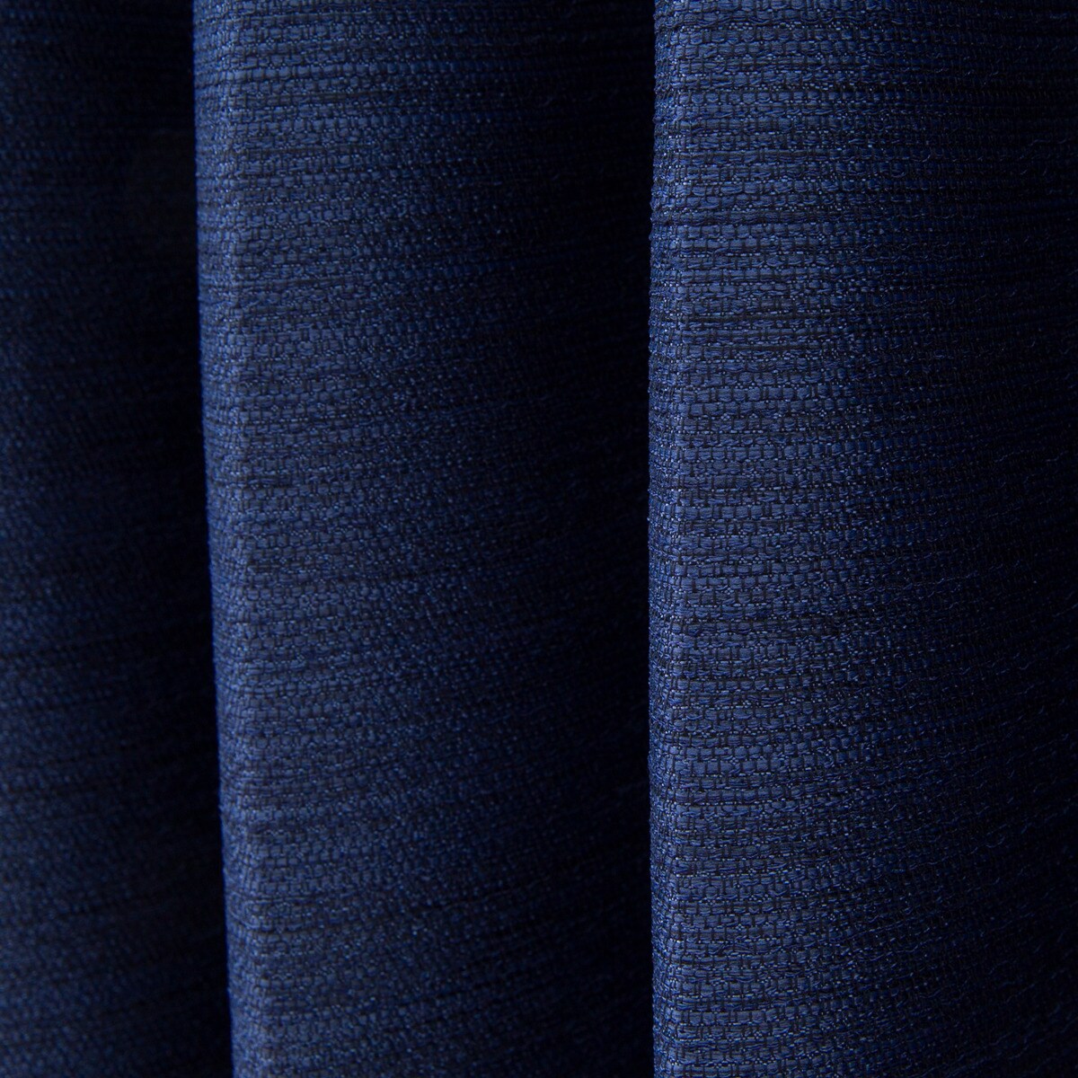 オーダーカーテン ティーラ ダークブルー 1.5倍ヒダ(幅-100/丈-140cm