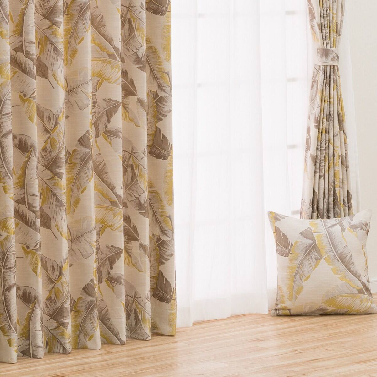 裏地付きオーダーカーテン バスティア 2倍ヒダ(幅-100/丈-140cm