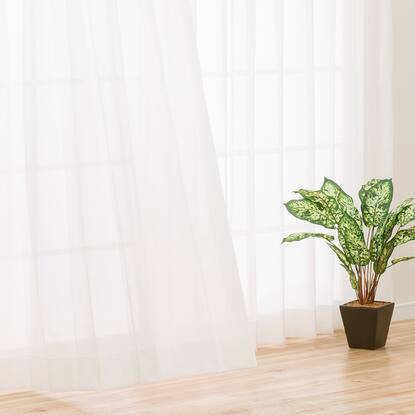 オーダーレース ダニエ ホワイト 1 5倍ヒダ通販 ニトリネット 公式 家具 インテリア通販