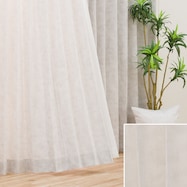 オーダーカーテン コロイド アイボリー 2倍ヒダ