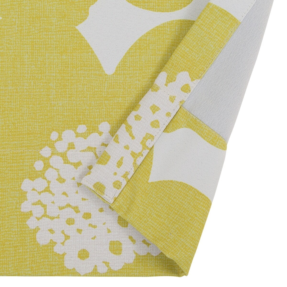 遮光2級オーダーカーテン マリアナ2 イエロー 2倍ヒダ(幅-100/丈-140cm