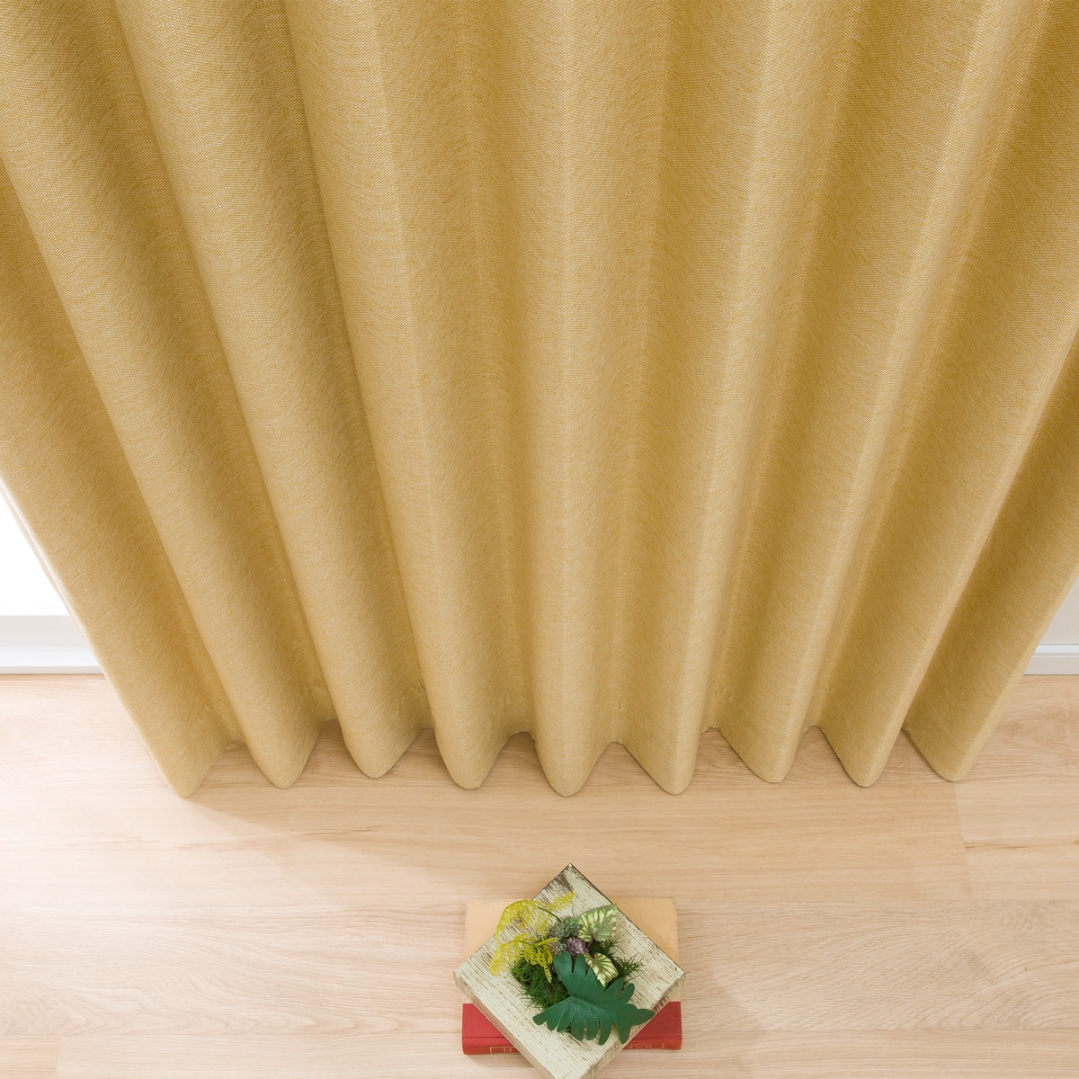 ニトリ　オーダーカーテン　Nフロリア　90×200 お好みサイズレースカーテン RL009 アイボリー(幅201-300/丈221