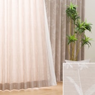 オーダーカーテン OD009 ライトグレー 2倍ヒダ