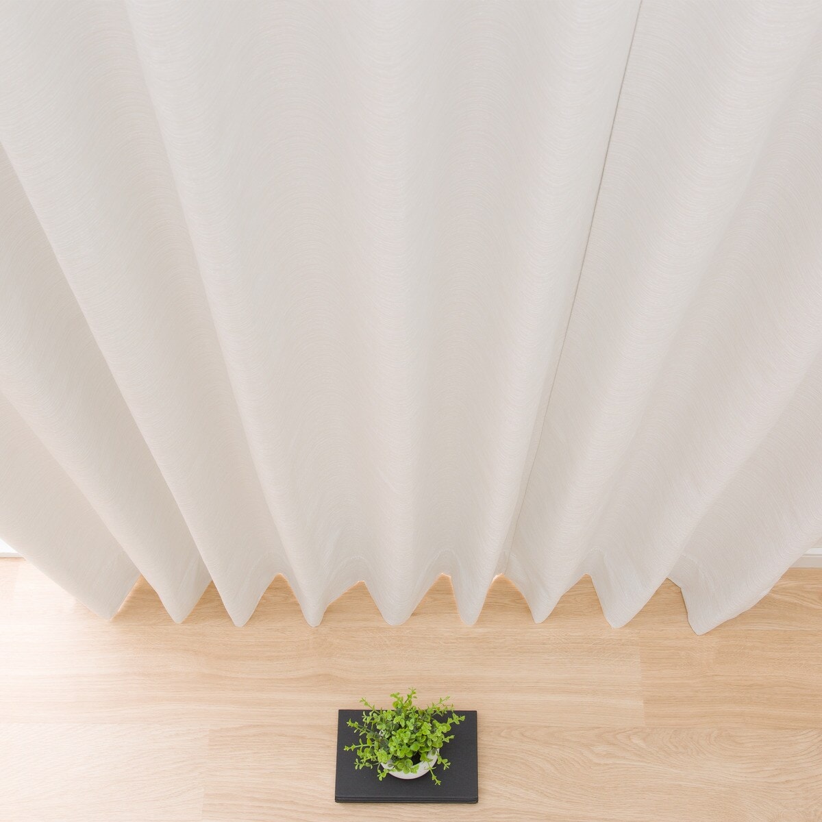 オーダーカーテン OD013C アイボリー 2倍ヒダ(幅-100/丈-140cm