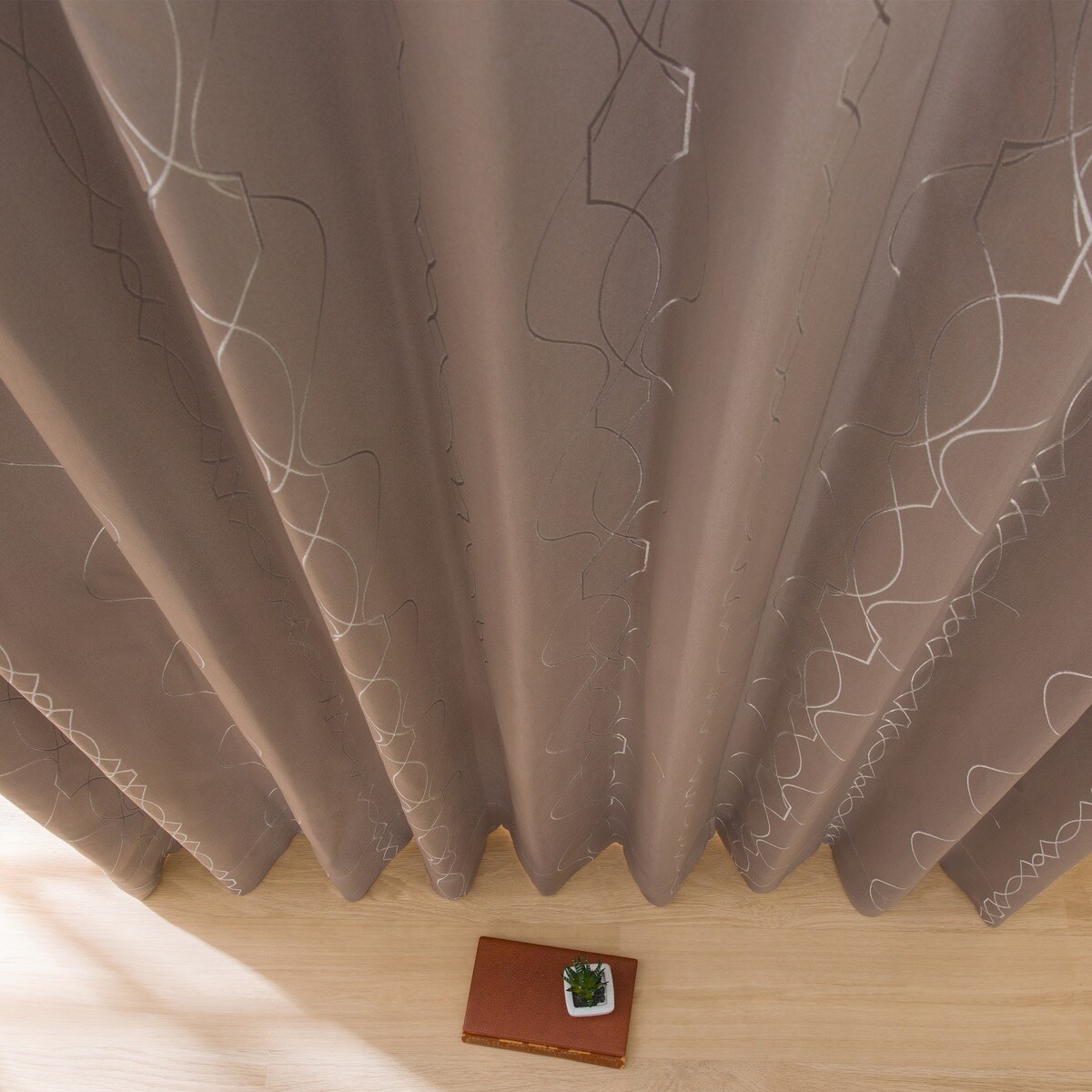 オーダーカーテン OD019 モカ 2倍ヒダ(幅-100/丈141-200cm) | ニトリ