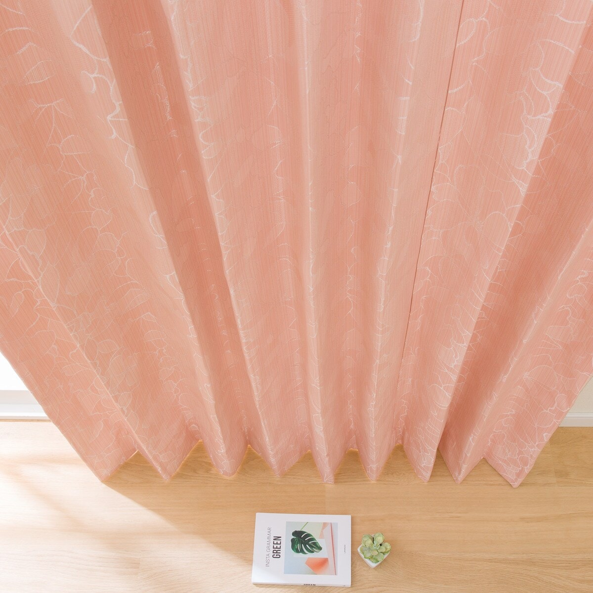 オーダーカーテン OD028 ローズ 2倍ヒダ(幅-100/丈141-200cm) | ニトリ