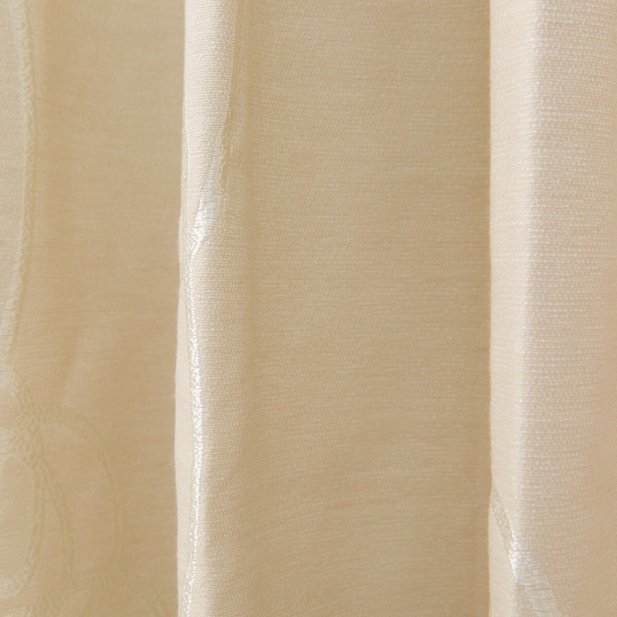 遮光1級・遮熱・遮音オーダーカーテン OD024 アイボリー 2倍ヒダ(幅