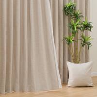 遮光1級・遮熱・防炎オーダーカーテン Sノーブル2 ベージュ 2倍ヒダ(幅101-200/丈141-200cm)