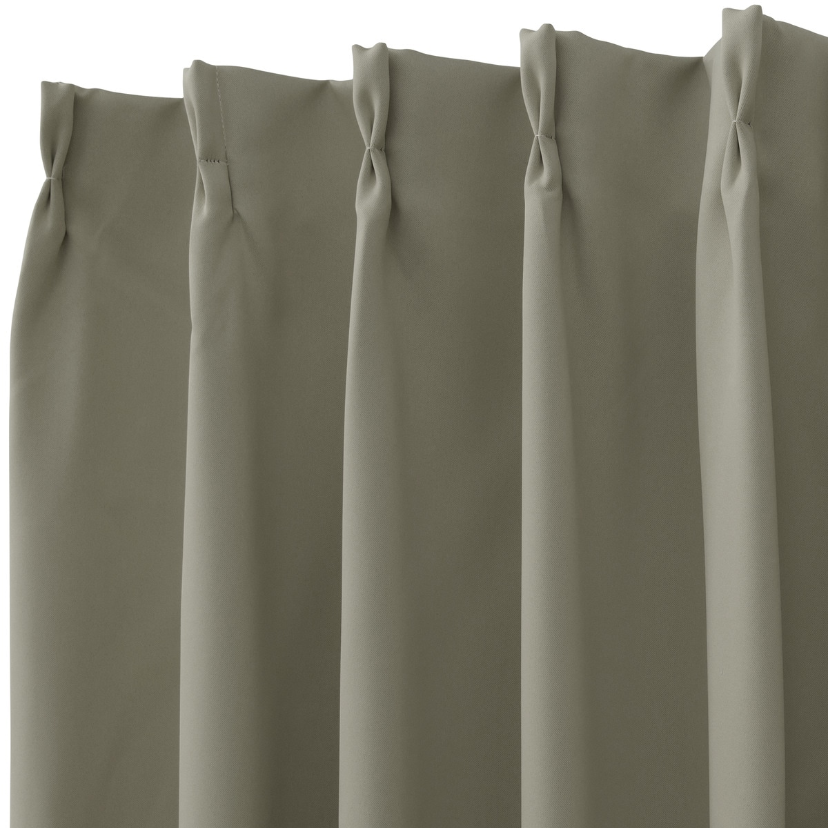 お好みサイズカーテンRD056 GY(幅101-200/丈30-250cm) | ニトリ