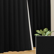 お好みサイズカーテンRD056 BK