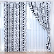 お好みサイズカーテン カスペリBK