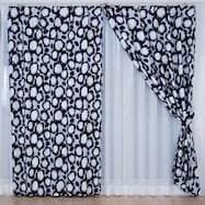 お好みサイズカーテン ミンツBK
