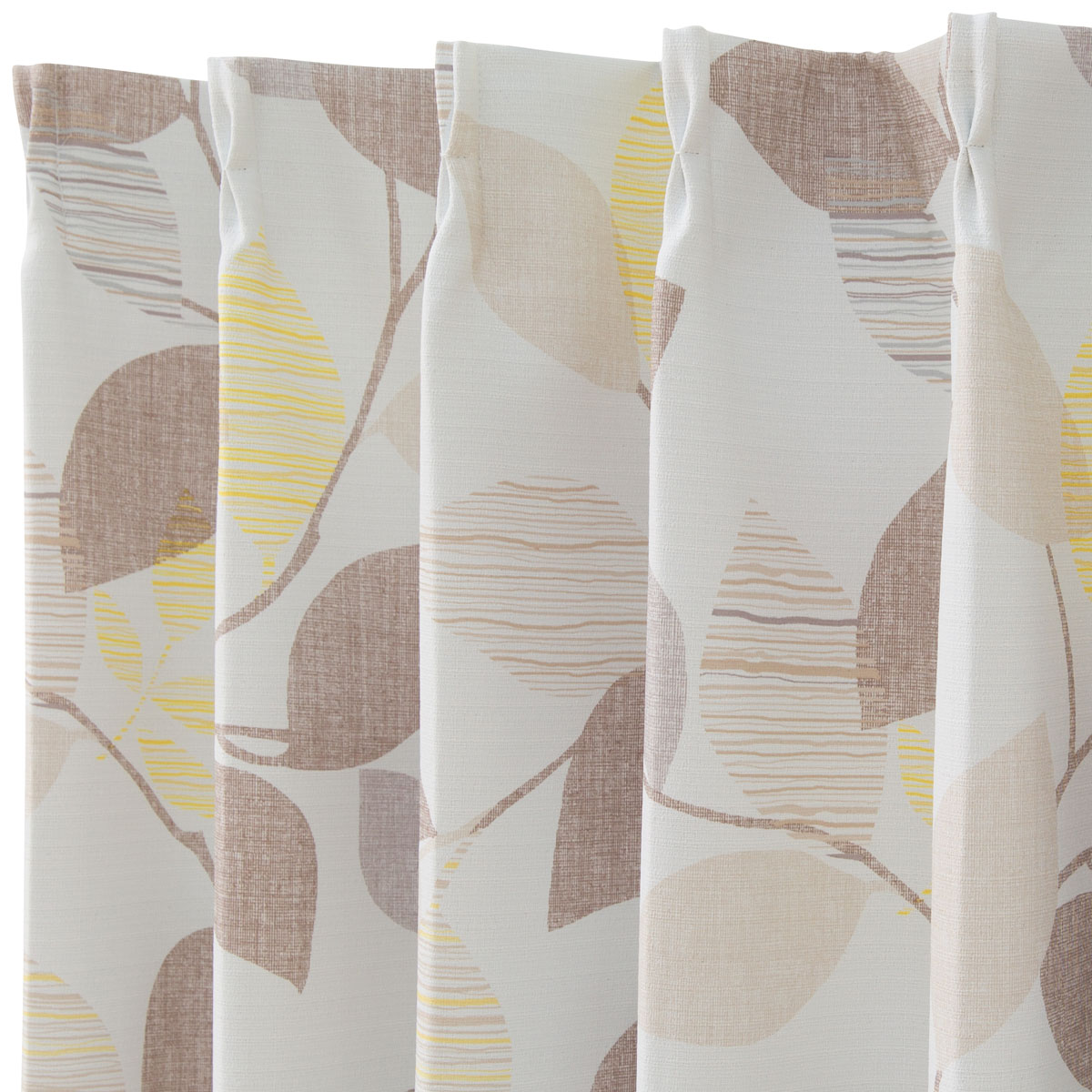 ◆カーテンセット◆W89cm×H198cm◆ブラウン系◆D-2508KA8◆ お好みサイズカーテン フェンリル ブラウン(幅201-300/丈171