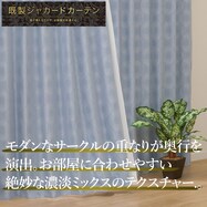 お好みサイズカーテン RK002 ブルー