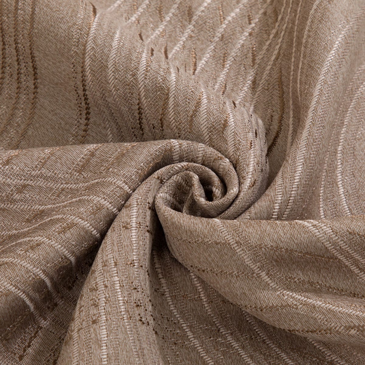 お好みサイズカーテン PK001 ブラウン(幅201-300/丈90-170cm