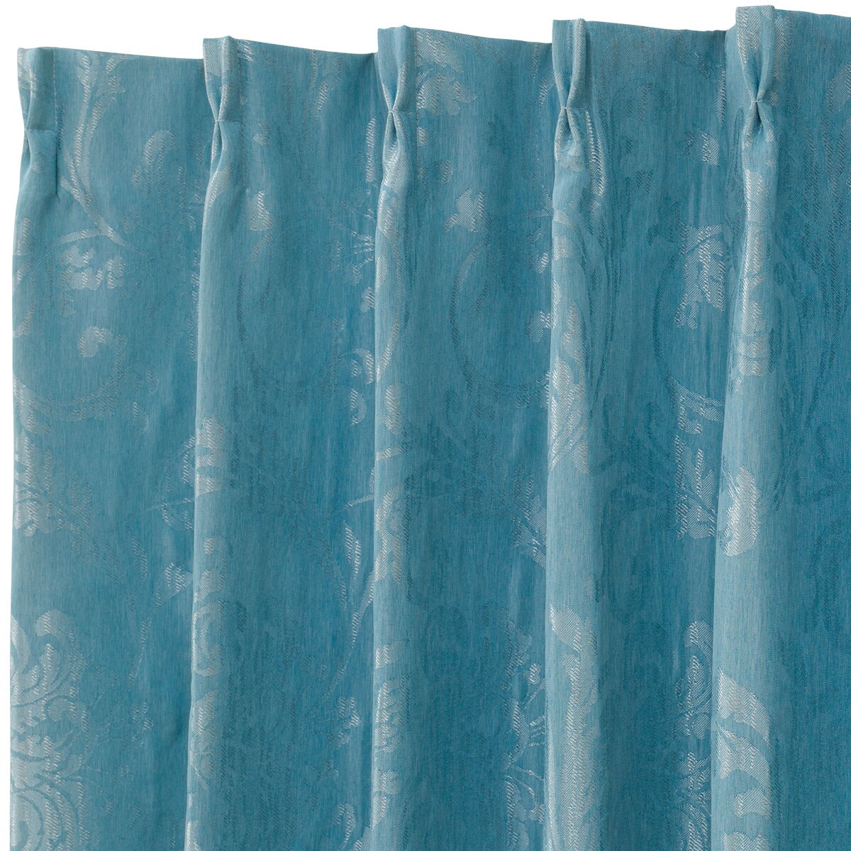 ニトリ お好みサイズカーテン PK006 丈175㎝ 幅120cm ×2枚 お好みサイズカーテン PK006 ブルー(幅201-300/丈171-220cm) | ニトリ