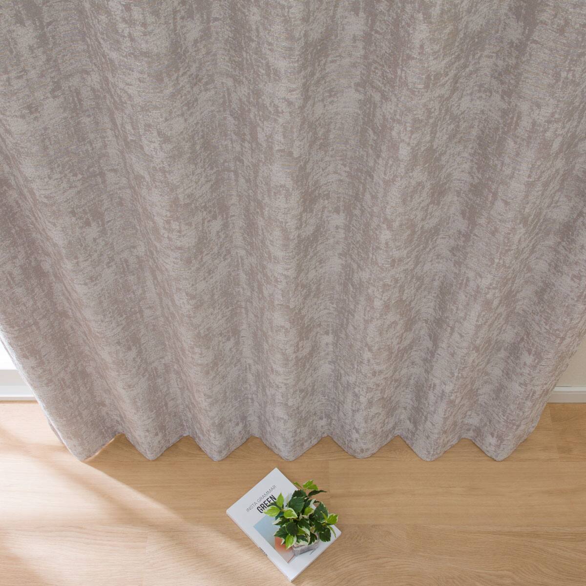 お好みサイズカーテン RK015 グレー(幅-100/丈171-220cm) | ニトリ