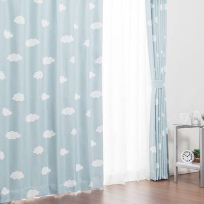 お好みサイズカーテン ルーボ ブルー通販 ニトリネット 公式 家具 インテリア通販