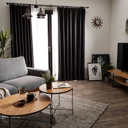 お好みサイズカーテン パレット2 ウォームグレー