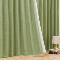 お好みサイズカーテン パレット3 イエローグリーン（幅101-200/丈171-220cm）