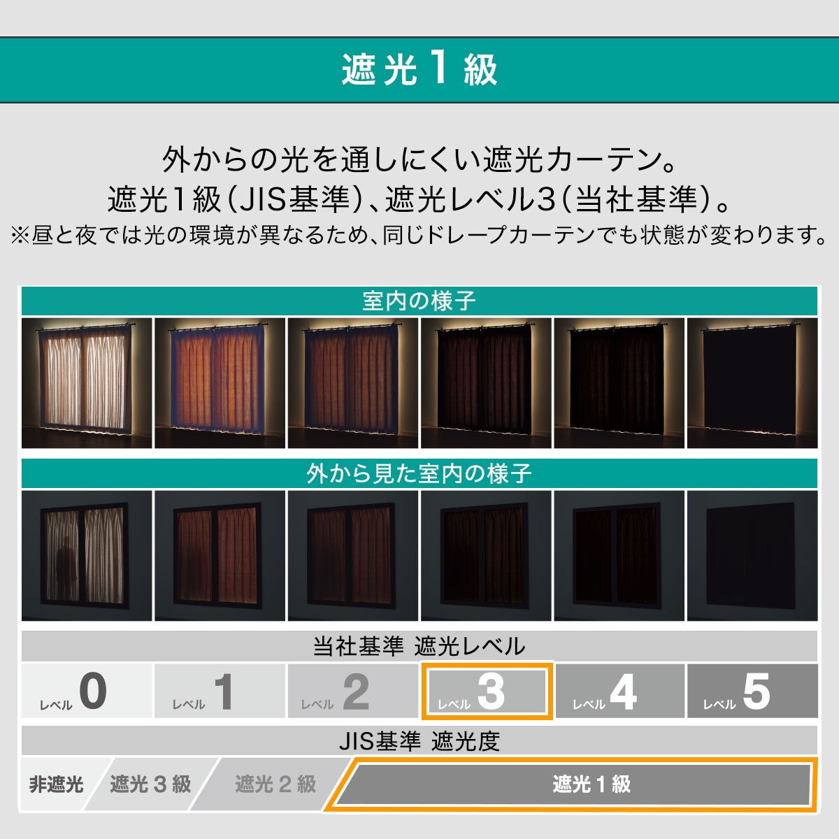 お好みサイズカーテン アクト ブラウン（幅201-300/丈90-170cm