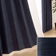 お好みサイズカーテン ファイン ネイビー