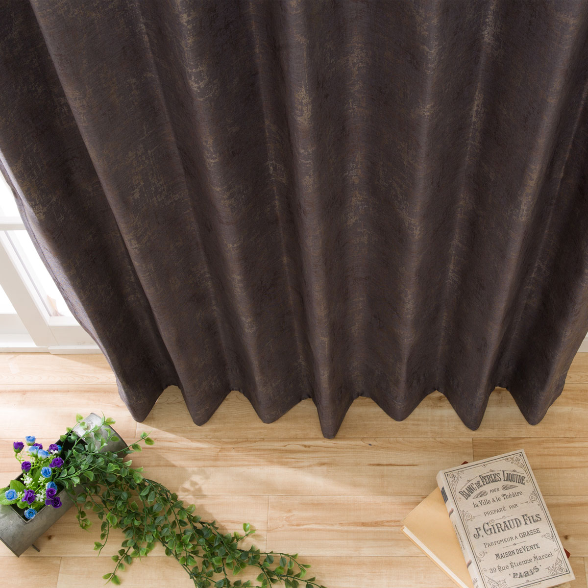 お好みサイズカーテン ワート グレー（幅-100/丈221-270cm） | ニトリ