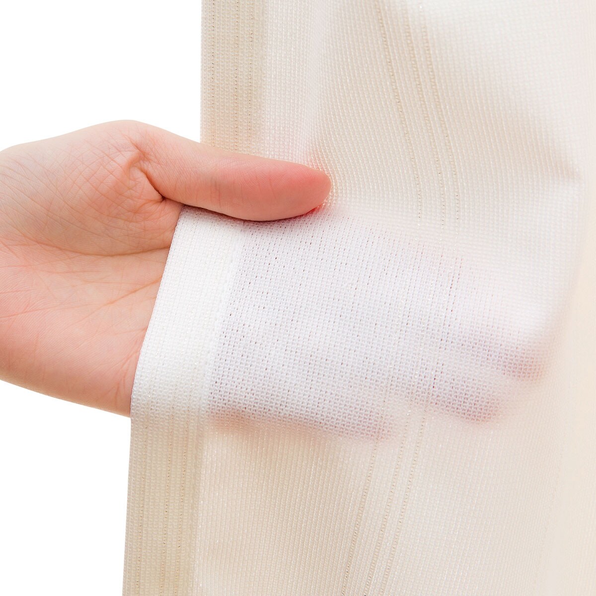 お好みサイズレースカーテン キャッチCソニック（幅-100/丈90-170cm