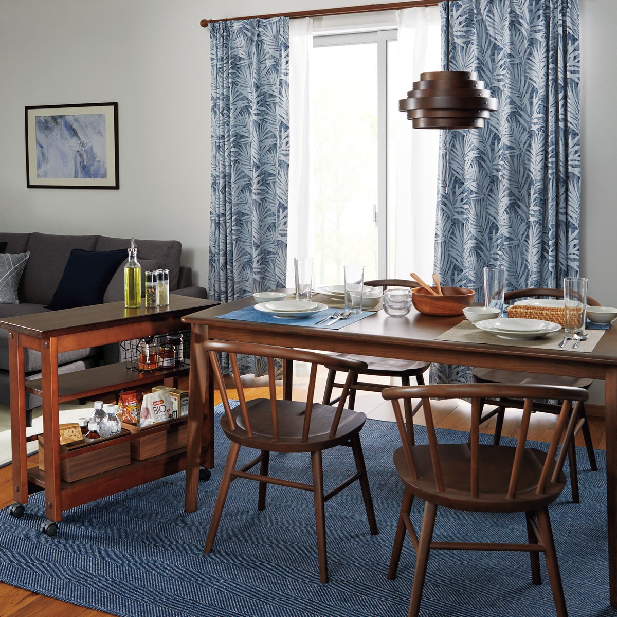 3点セットレースカーテン250cm丈バーガンディブラウン茶色