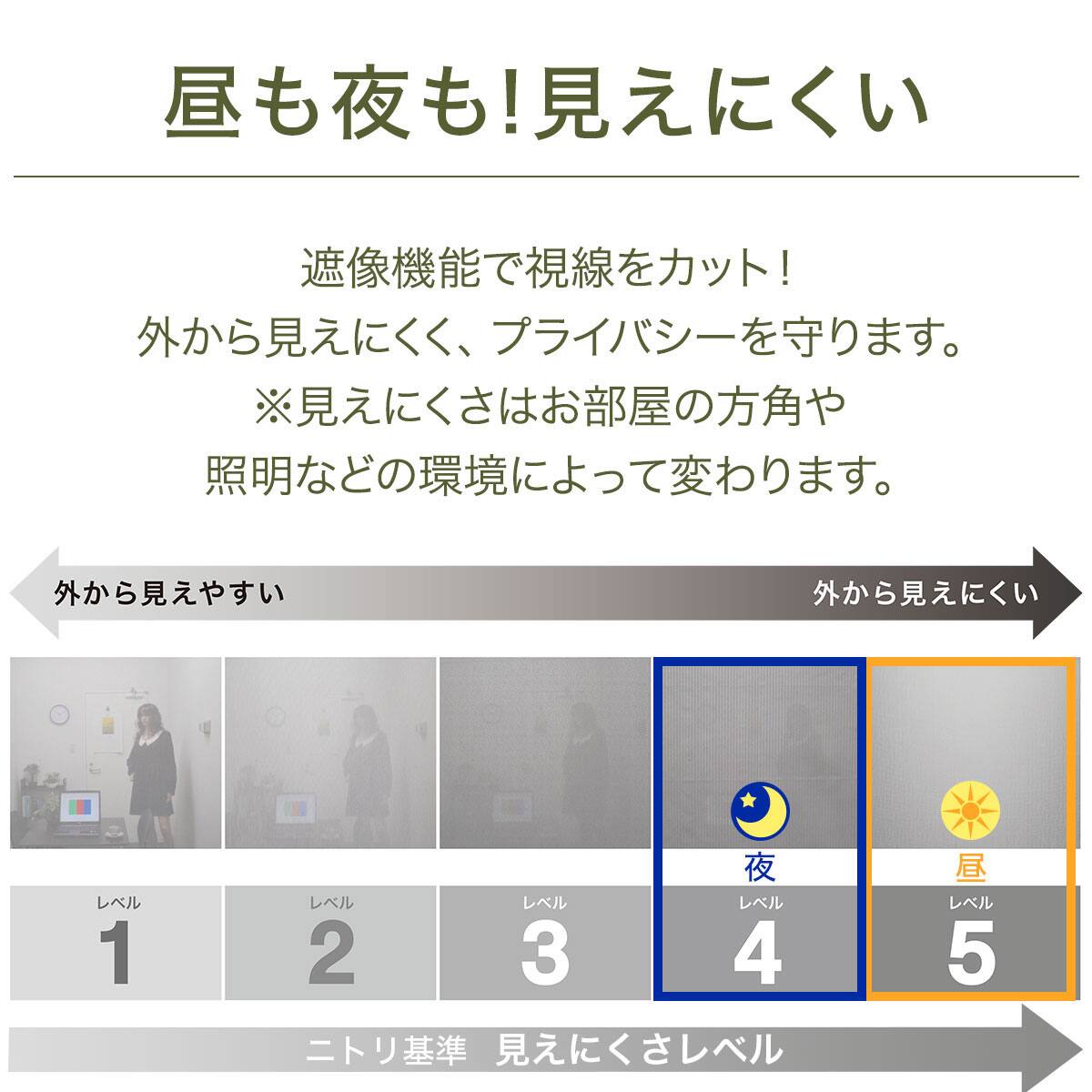 お好みサイズレースカーテン エコナチュレST（幅101-200/丈171-220cm