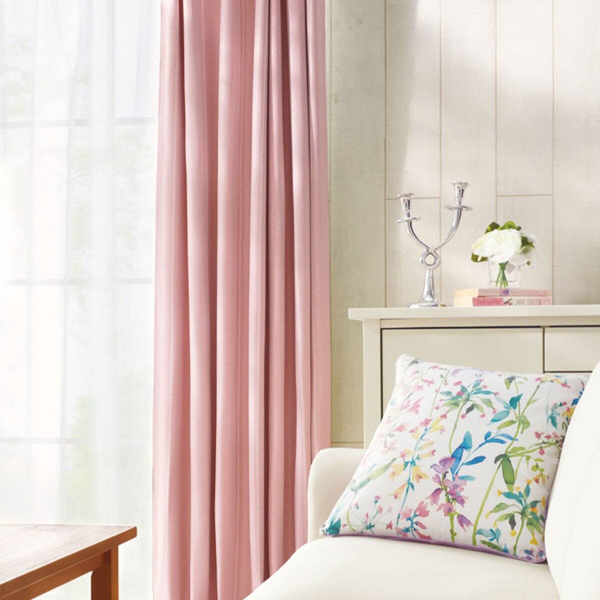 お好みサイズカーテン スロウ ローズ（幅-100/丈90-170cm） | ニトリ