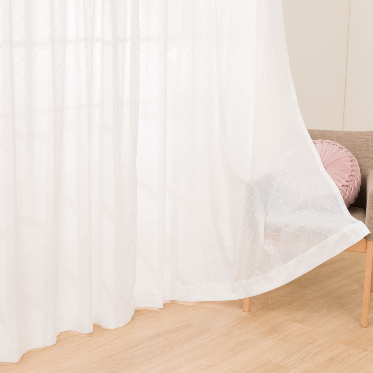 お好みサイズレースカーテン DH73(幅-100/丈171-220cm) | ニトリネット