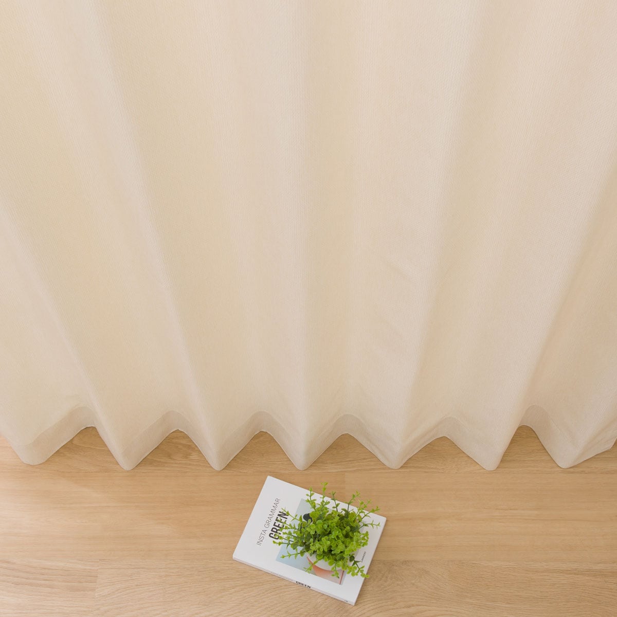 お好みサイズカーテン PD001 アイボリー(幅-100/丈90-170cm) | ニトリ