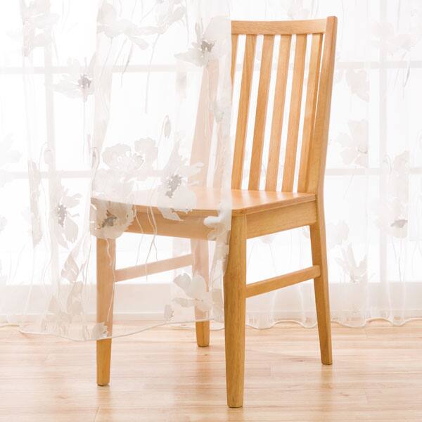 オーダーレース グローリー グレー 2倍ヒダ(幅101-200/丈-140cm