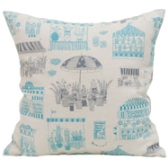 オーダークッションカバー(ヴィル ブルー 45X45cm)