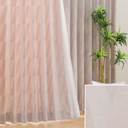 オーダーカーテン OD030 ベージュ 2倍ヒダ